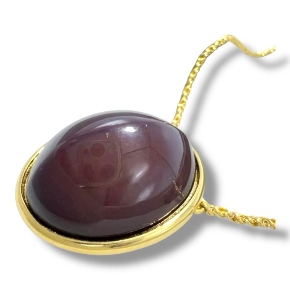 YVES SAINT LAURENT Vintage Gold Tone Necklace 18.5β - Picture 6 of 16